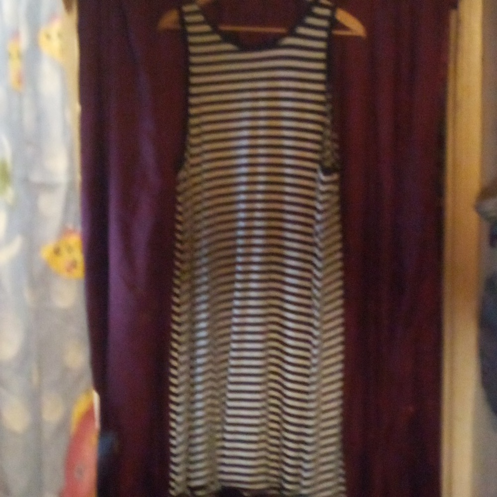 Old Navy XXL, long striped sundress